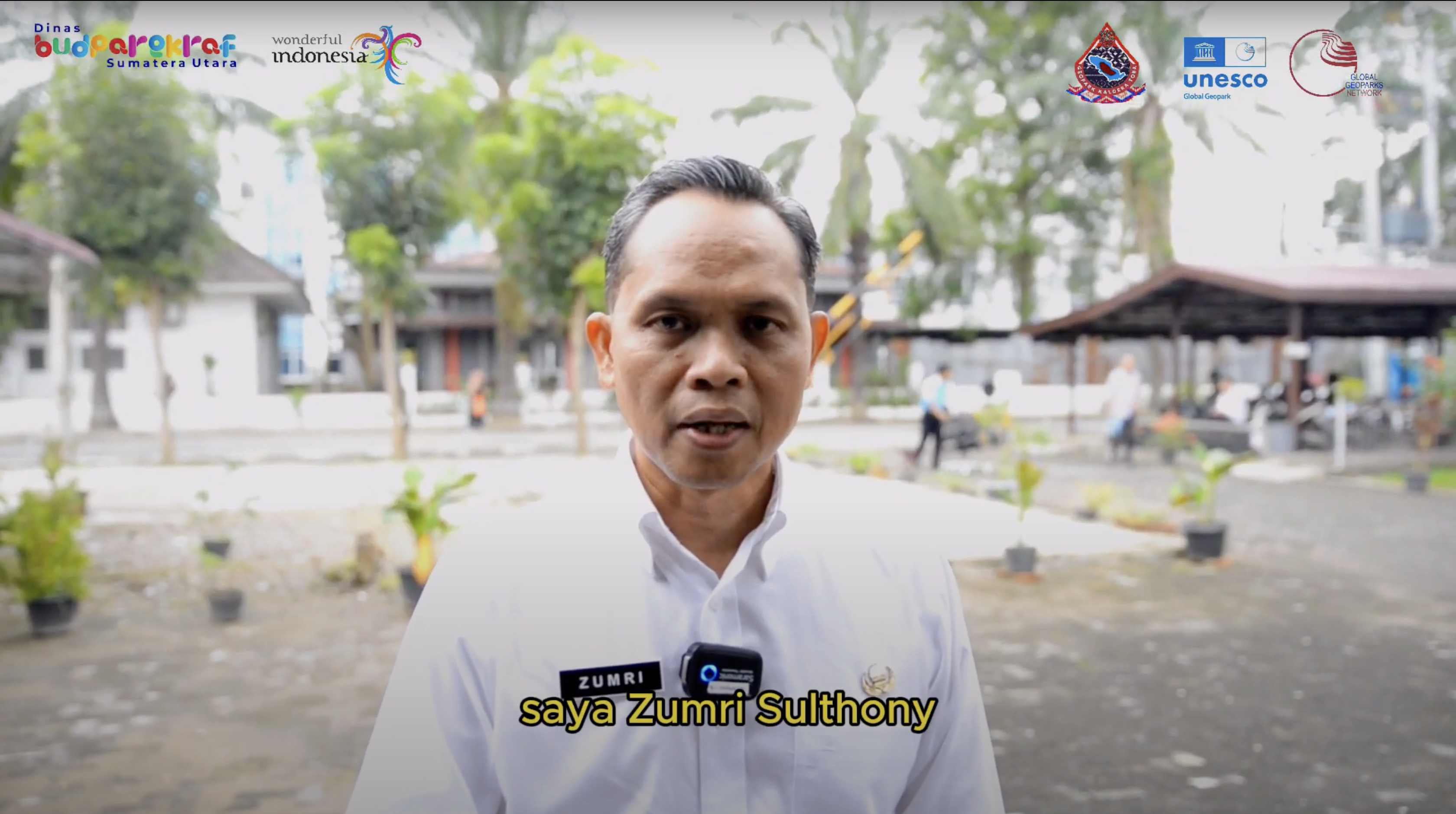 Ucapan Sukses dari Kepala Dinas Kebudayaan, Pariwisata, dan Ekonomi Kreatif, Zumri Sulthony